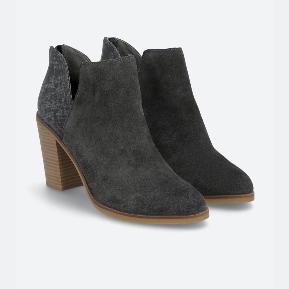 DV8 Dolce Vita Grey Suede Booties, Women's Size 8 - Picture 3 of 6